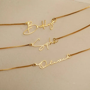 Paris Custom Name Necklace