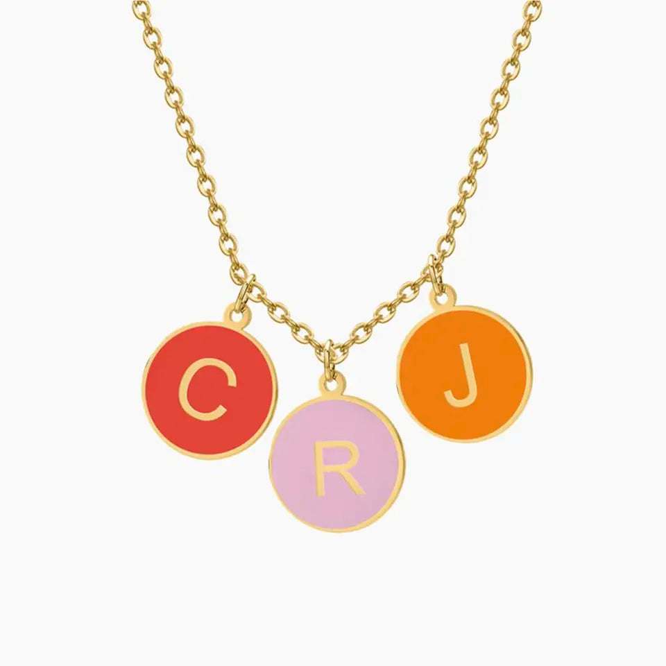 Colourful Initial Necklace