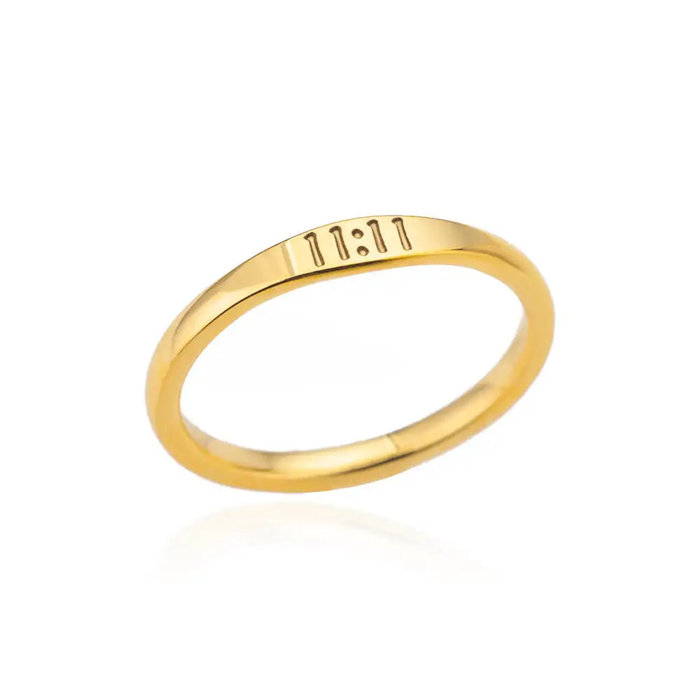 11:11 Lucky Number Ring