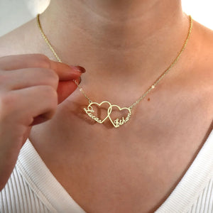 Single Heart Custom Name Necklace