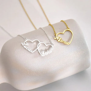 Single Heart Custom Name Necklace