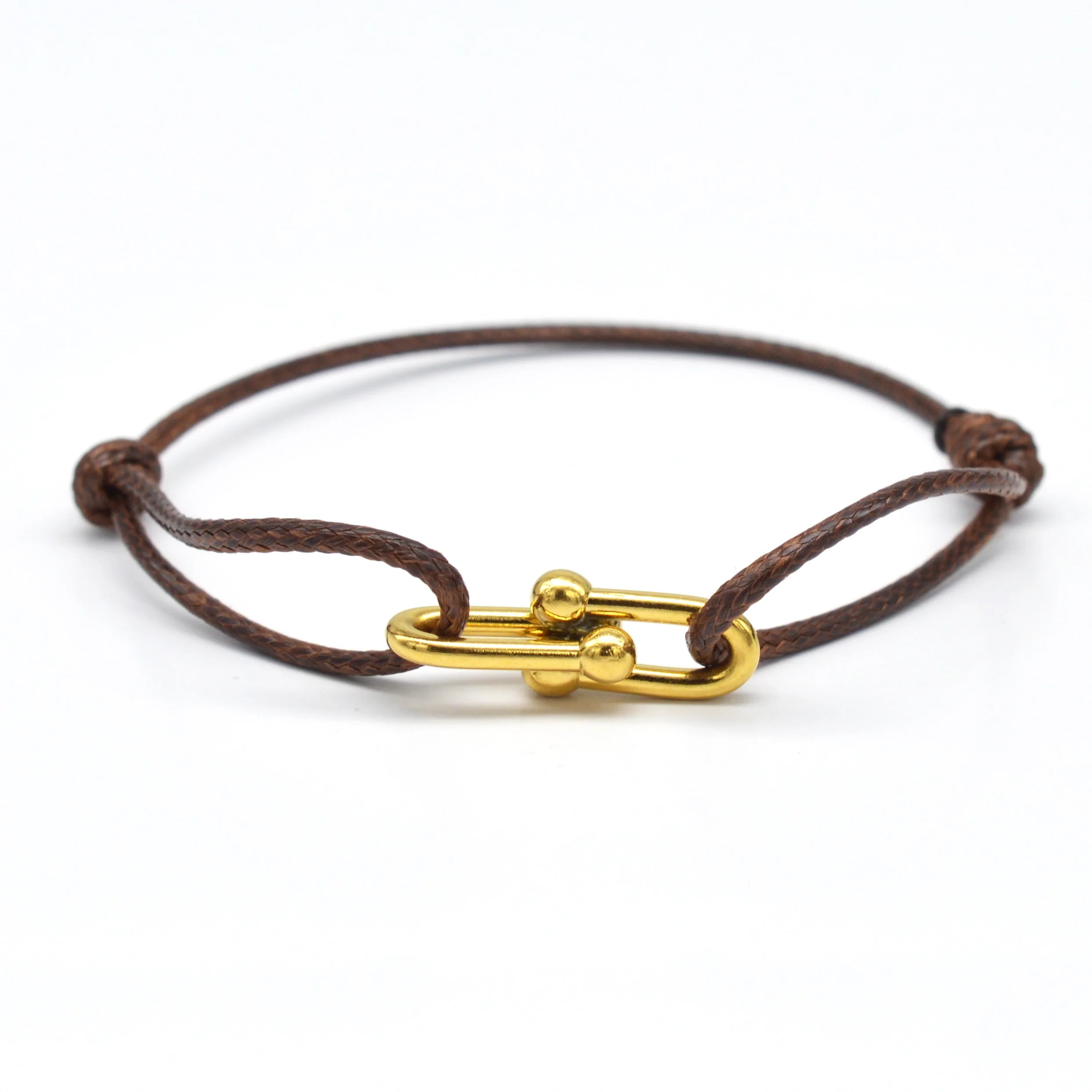 Beaded Eternity Bracelet Gold