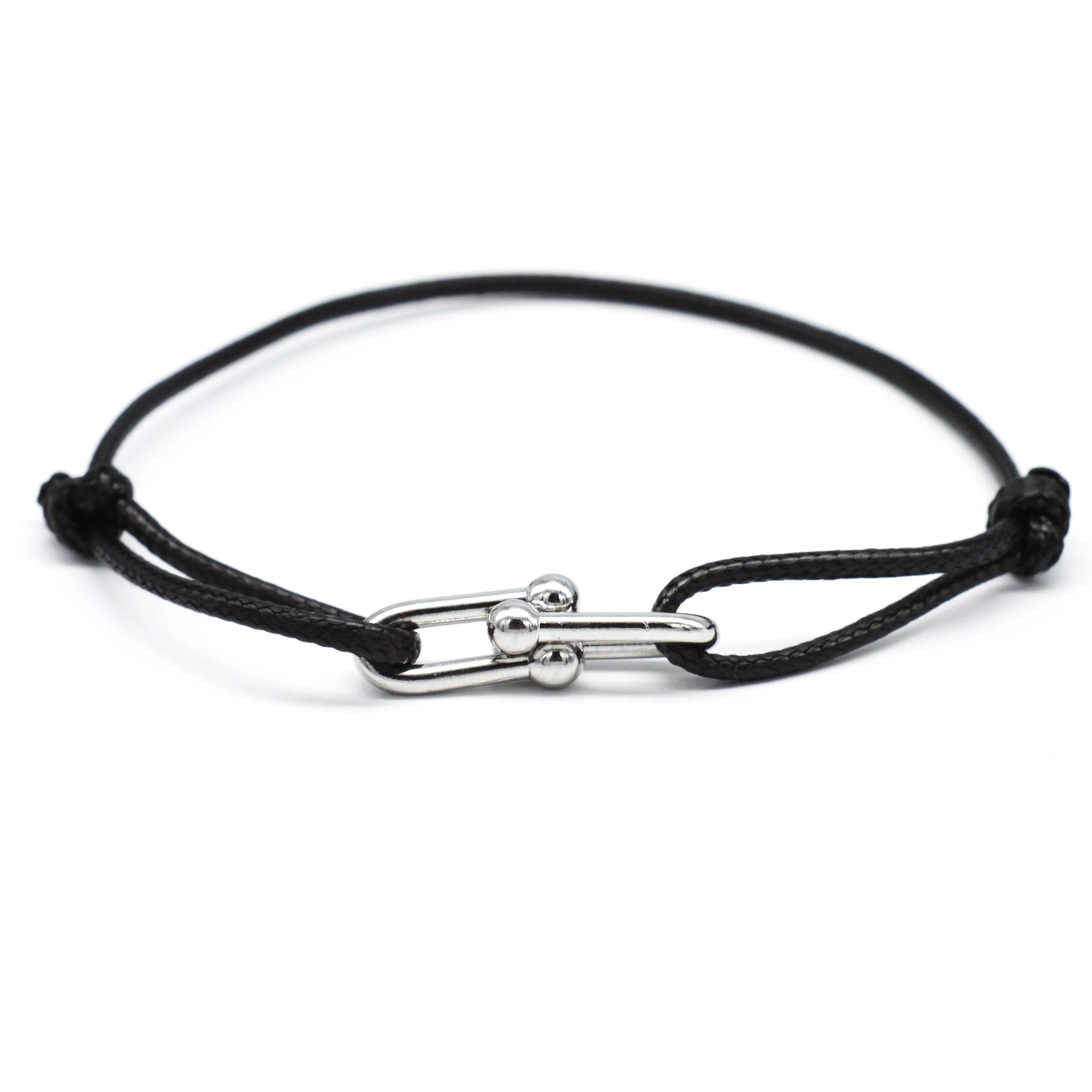 Beaded Eternity Bracelet Silver