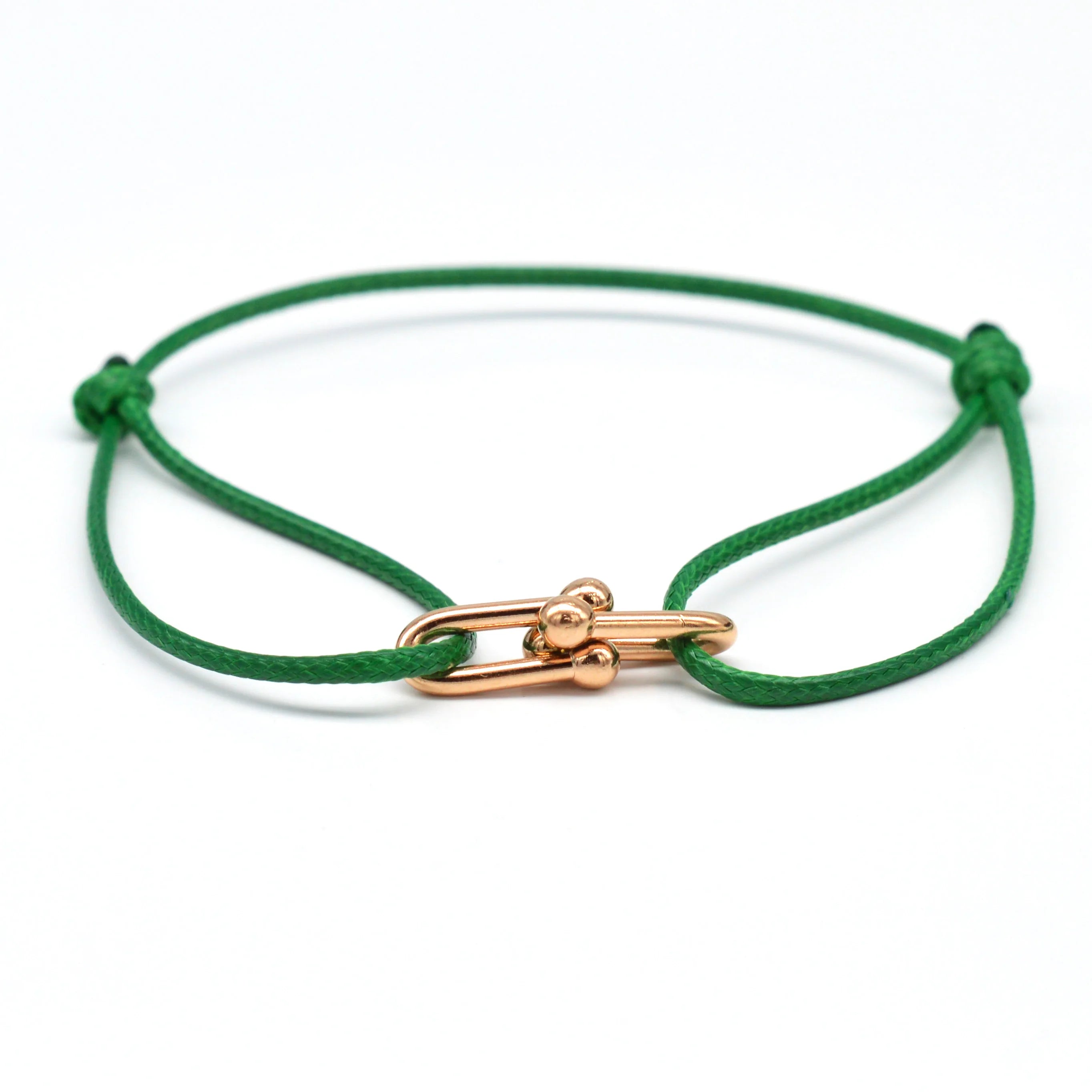Beaded Eternity Bracelet Rose Gold